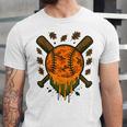 Baseball Drip Ice Cream Dripping Blaze Hunter Orange Camo Unisex Jersey T-Shirt Baseball Drip Ice Cream Dripping Blaze Hunter Orange Camo Unisex Jersey T-Shirt