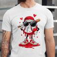 Baseball Drip Ice Cream Sunglasses Boys Youth Kids Valentine Unisex Jersey T-Shirt