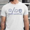 Baseball Is My Favorite Season Sports Minimalist Line Art Unisex Jersey T-Shirt Baseball Is My Favorite Season Sports Minimalist Line Art Unisex Jersey T-Shirt