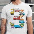 Baseball Ice Cream Drip Vehicles Youth Baseball Drip Premium Tri-Blend Unisex Jersey T-Shirt