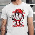 Baseball Ice Cream Valentine Dripping Game Day Men Boys Kids Unisex Jersey T-Shirt Baseball Ice Cream Valentine Dripping Game Day Men Boys Kids Unisex Jersey T-Shirt