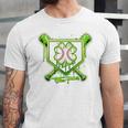 Baseball Icecream St Patrick's Day Lucky Charm Shamrock Drip Unisex Jersey T-Shirt Baseball Icecream St Patrick's Day Lucky Charm Shamrock Drip Unisex Jersey T-Shirt