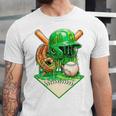 Baseball Life Style Ice Cream Drip Green Premium Tri-Blend Unisex Jersey T-Shirt