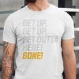 Baseball Player Get Up Get Outta Here Gone Home Run Unisex Jersey T-Shirt