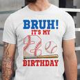 Bruh It's My 2nd Birthday Boy Baseball Themed Party Unisex Jersey T-Shirt