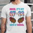 Bruh Its My 67 33 Day Of School Baseball Boys Kids 100th Day Unisex Jersey T-Shirt Bruh Its My 67 33 Day Of School Baseball Boys Kids 100th Day Unisex Jersey T-Shirt