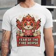 Chinese New Year 2026 Fire Horse Celebration Raglan Baseball Tee Unisex Jersey T-Shirt
