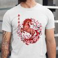 Chinese New Year 2026 Year Of The Horse Raglan Baseball Tee Unisex Jersey T-Shirt