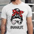 Classy Nana Life Soccer Messy Bun Baseball Mother's Day Unisex Jersey T-Shirt Classy Nana Life Soccer Messy Bun Baseball Mother's Day Unisex Jersey T-Shirt