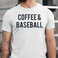 Coffee And Baseball Unisex Jersey T-Shirt Coffee And Baseball Unisex Jersey T-Shirt