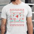 Ho Ho Homerun Baseball Ugly Christmas Sweater Party Hitter Unisex Jersey T-Shirt Ho Ho Homerun Baseball Ugly Christmas Sweater Party Hitter Unisex Jersey T-Shirt