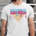 Ice Cream Baseball Cone Dripping Sprinkles Kids Boys Summer Premium Tri-Blend Unisex Jersey T-Shirt Ice Cream Baseball Cone Dripping Sprinkles Kids Boys Summer Premium Tri-Blend Unisex Jersey T-Shirt