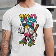 Ice Cream Drip Baseball Party 100 Days Of School Teacher Unisex Jersey T-Shirt Ice Cream Drip Baseball Party 100 Days Of School Teacher Unisex Jersey T-Shirt