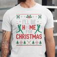 I’Ll Be Home For Christmas Baseball Ugly Sweater Art Unisex Jersey T-Shirt I’Ll Be Home For Christmas Baseball Ugly Sweater Art Unisex Jersey T-Shirt