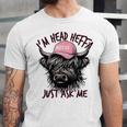 I'm Head Heffa Just Ask Me Bossy Highland Cow Baseball Cap Unisex Jersey T-Shirt I'm Head Heffa Just Ask Me Bossy Highland Cow Baseball Cap Unisex Jersey T-Shirt