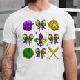 Mardi Gras Baseball Coquette Bow Fat Tuesday Parade Girls Unisex Jersey T-Shirt Mardi Gras Baseball Coquette Bow Fat Tuesday Parade Girls Unisex Jersey T-Shirt