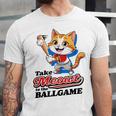 Take Meowt To The Ball Game Tee Slugger Cat Baseball Unisex Jersey T-Shirt Take Meowt To The Ball Game Tee Slugger Cat Baseball Unisex Jersey T-Shirt