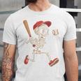 Skeleton Batting Baseball Halloween Boys Men Kids Unisex Jersey T-Shirt Skeleton Batting Baseball Halloween Boys Men Kids Unisex Jersey T-Shirt
