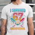 I Survived 67 Days Of School Baseball Drip Six Seven Meme Unisex Jersey T-Shirt I Survived 67 Days Of School Baseball Drip Six Seven Meme Unisex Jersey T-Shirt