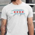Sweet Vintage Retro Chicago City Flag Bear Print Raglan Baseball Tee Unisex Jersey T-Shirt Sweet Vintage Retro Chicago City Flag Bear Print Raglan Baseball Tee Unisex Jersey T-Shirt