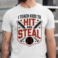 I Teach Kids To Hit And Steal Baseball Softball Coach Premium Tri-Blend Unisex Jersey T-Shirt I Teach Kids To Hit And Steal Baseball Softball Coach Premium Tri-Blend Unisex Jersey T-Shirt