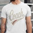 Vintage Baseball Coach Unisex Jersey T-Shirt