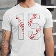 Vintage Distressed Baseball Number 15 Jersey Player Uniform Unisex Jersey T-Shirt Vintage Distressed Baseball Number 15 Jersey Player Uniform Unisex Jersey T-Shirt
