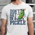 Youth Baseball Catcher Humor Don’t Get In A Pickle Unisex Jersey T-Shirt Youth Baseball Catcher Humor Don’t Get In A Pickle Unisex Jersey T-Shirt