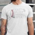 Youth Eat Sleep Baseball Repeat Catcher Boys Men Unisex Jersey T-Shirt Youth Eat Sleep Baseball Repeat Catcher Boys Men Unisex Jersey T-Shirt