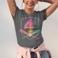 4th Birthday Baseball Bat Ice-Cream Drip 4yrs Old Boys Girls Unisex Jersey T-Shirt 4th Birthday Baseball Bat Ice-Cream Drip 4yrs Old Boys Girls Unisex Jersey T-Shirt