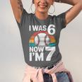 I Was 6 Now Im 7 Baseball Birthday Age 7 Unisex Jersey T-Shirt