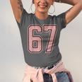 6 7 Number 67 Baseball Meme Tee For Women Unisex Jersey T-Shirt