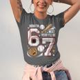 6 Year Old Birthday 67 Trend Baseball Now I’m 6 Next Year 7 Unisex Jersey T-Shirt