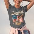 American Flag Baseball Player Bat Fan Catcher Pitcher USA Unisex Jersey T-Shirt American Flag Baseball Player Bat Fan Catcher Pitcher USA Unisex Jersey T-Shirt