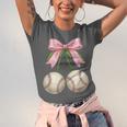 Baseball Girls Women Coquette Pink Bow Baseball Unisex Jersey T-Shirt Baseball Girls Women Coquette Pink Bow Baseball Unisex Jersey T-Shirt
