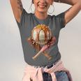 Baseball Ice Cream Drip Style Melting Ice Cream Youth Teen Unisex Jersey T-Shirt