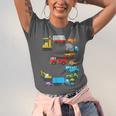 Baseball Ice Cream Drip Vehicles Youth Baseball Drip Unisex Jersey T-Shirt