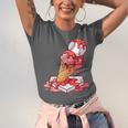 Baseball Ice Cream Drip Youth Strawberry Baseball Red Unisex Jersey T-Shirt