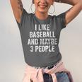 I Like Baseball And Maybe 3 People Baseball Player Unisex Jersey T-Shirt I Like Baseball And Maybe 3 People Baseball Player Unisex Jersey T-Shirt