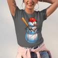 Baseball Snowman Merry Christmas Xmas Pajamas Men Women Kids Unisex Jersey T-Shirt