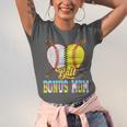 Bonus Mom Of Both Half Baseball Softball Ice Cream Drip Unisex Jersey T-Shirt Bonus Mom Of Both Half Baseball Softball Ice Cream Drip Unisex Jersey T-Shirt