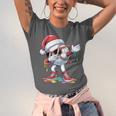 Christmas Baseball Ice Cream Dripping Santa Baseball Drip Unisex Jersey T-Shirt Christmas Baseball Ice Cream Dripping Santa Baseball Drip Unisex Jersey T-Shirt