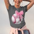 Cute Coquette Baseball Pink Bow Player & Fan Girls Unisex Jersey T-Shirt Cute Coquette Baseball Pink Bow Player & Fan Girls Unisex Jersey T-Shirt