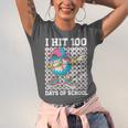 I Hit 100 Days Of School Baseball Ice Cream Drip Boys Girls Unisex Jersey T-Shirt
