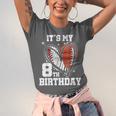 It's My 8th Birthday Baseball Football Heart 8 Year Old Unisex Jersey T-Shirt