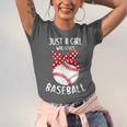 Just A Girl Who Loves Baseball Cute Retro Baseball Lover Unisex Jersey T-Shirt