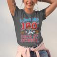 I Just Hit 100 Days Of School Baseball 100th Day Boys Kids Unisex Jersey T-Shirt