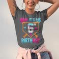 Kids Baseball Drip Bruh It's My 6th Birthday Boy Ice Cream Drip Unisex Jersey T-Shirt Kids Baseball Drip Bruh It's My 6th Birthday Boy Ice Cream Drip Unisex Jersey T-Shirt