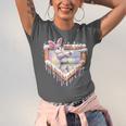 Kids Happy Easter Bunny Playing Baseball Boy Ice Cream Drip Unisex Jersey T-Shirt