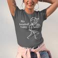 No Baseball Game Today Sad Stickfigure Baseball Player Unisex Jersey T-Shirt